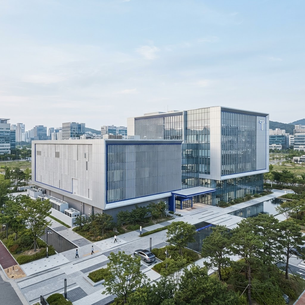 현대적인 데이터센터 건축물 Modern data center architecture